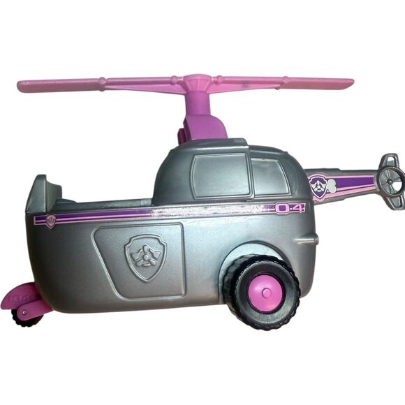 Paw Patrol Sky Lot - Rocket, Helicopter, Diecast Metal Cars, Mighty Pup Figures - Picture 4 of 16